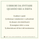 5 ERRORI DA EVITARE QUANDO SEI A DIETA